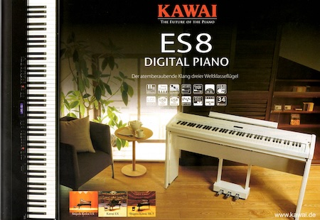 ES8 Digital Piano - Der atemberaubende Klang dreier Weltklasseflügel
