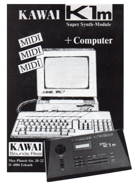 KAWAI K1m Super Synth-Module MIDI MIDI MIDI + Computer