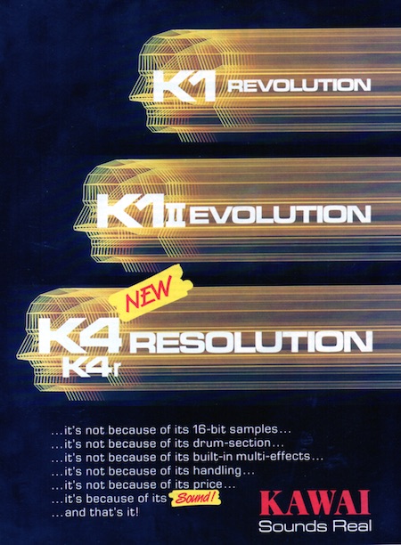K1 Revolution K1 II Evolution K4 K4r Resolution