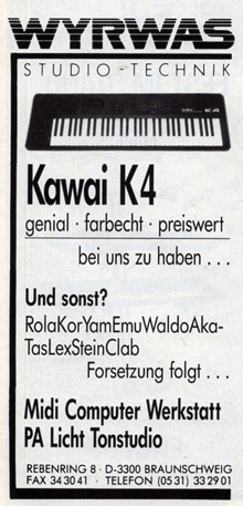 KAWAI K4 - genial - farbecht - preiswert