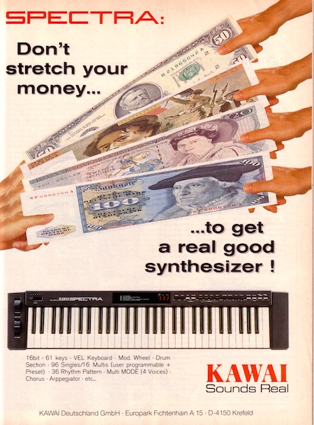 SPECTRA: Don’t stretch your Money ... to get a real good Synthesizer ! SPECTRA: Don’t stretch your Money ... to get a real good Synthesizer !