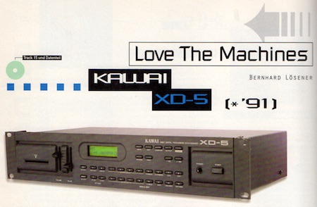 Kawai: XD-5 - Love The Machines von Bernhard Lösener