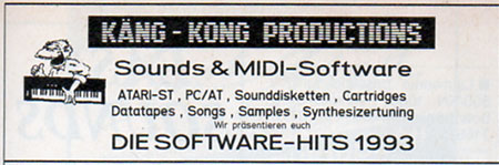 Sounds & MIDI-Software - Die Software-Hits 1993