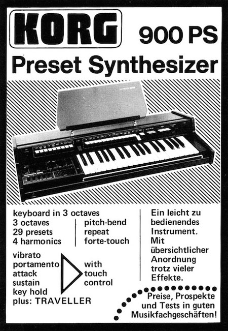 KORG 900PS Preset Synthesizer