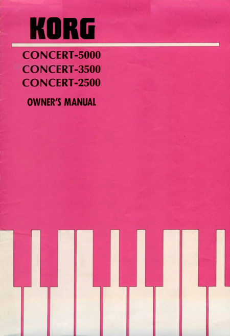 Owner's Manual Owner's Manual