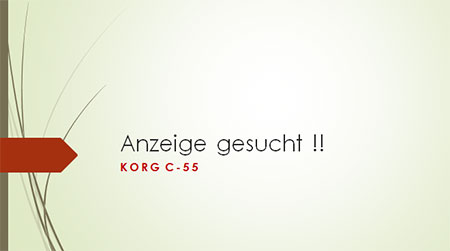 Anzeige gesucht !! Anzeige gesucht !!