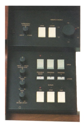KORG: CX-3: Bedienfeld links