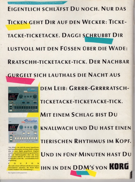 Eigentlich schläfst du noch. Nur das Ticken geht dir auf den Wecker ...
