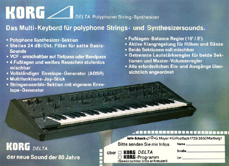 Das Multi-Keybord für polyphone Strings- und Synthsounds.
