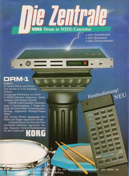 Die Zentrale - KORG Drum to MIDI-Converter Die Zentrale - KORG Drum to MIDI-Converter