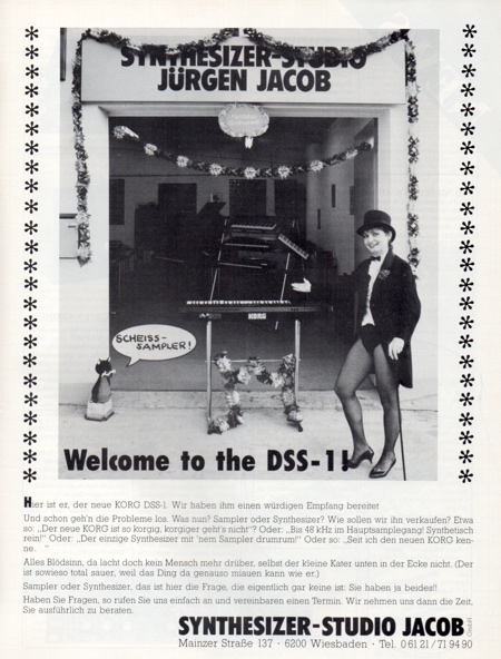Welcome to the DSS-1! Welcome to the DSS-1!