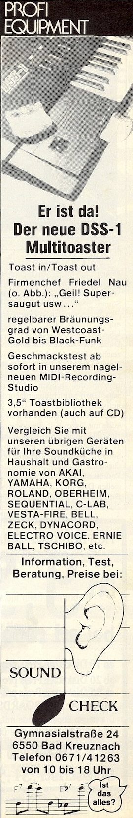 Er ist da! Der neue DSS-1 Multitoaster