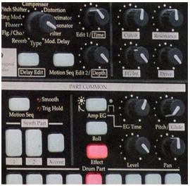 KORG Electribe: EM-1: Bedienfeld