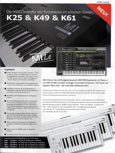 Die MIDI Controller der Extraklasse im schicken Design Die MIDI Controller der Extraklasse im schicken Design
