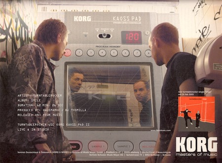 Turntablerocker Use Korg Kaoss Pad II Live & In Studi
