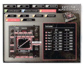 KORG: Kaoss Pad KP3: Editor