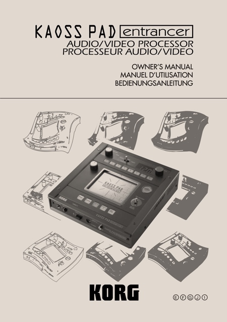 KORG KAOSS PAD entrancer - Bedienungsanleitung