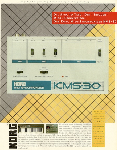 Der Korg MIDI-Synchronizer KMS-30.