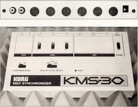 KORG: KMS-30: Front/Rückansicht