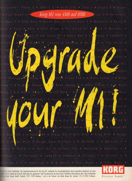 Upgrade your M1!