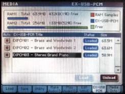 KORG: M3XP: Erweiterungen