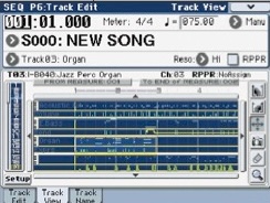 KORG: M3XP: Sequenzer