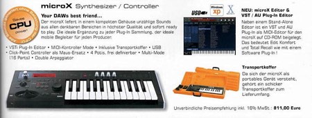 MicroX Synthesizer / Controller - Your DAWs best friend... MicroX Synthesizer / Controller - Your DAWs best friend...
