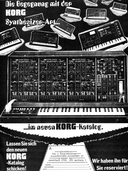 Die Begegnung mit der KORG Synth-Art ...