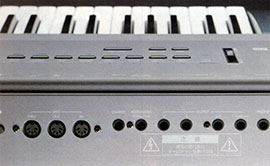 KORG: N364: Rückseite