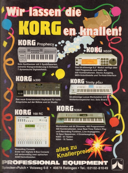 Wir lassen die KORG en knallen!