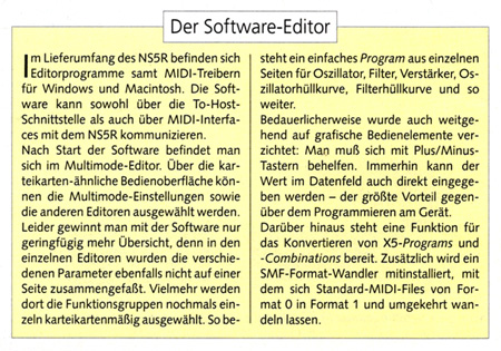 Der Software-Editor