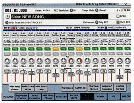 KORG: Oasys: 16-fache Combinations