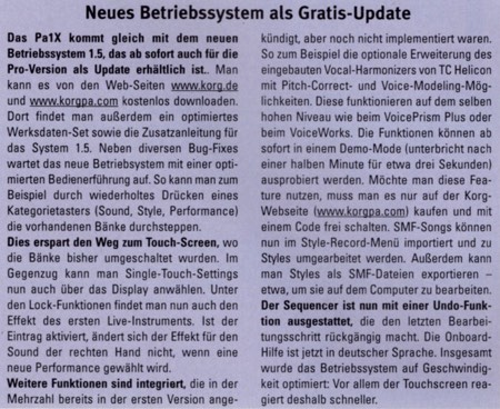 Gratis Update