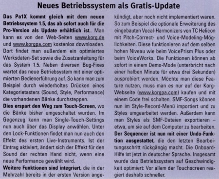 Gratis Update