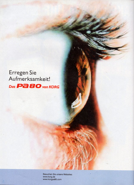 Erregen Sie Aufmerksamkeit! Das PA80 von KORG