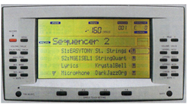 Korg: PA-80: Display