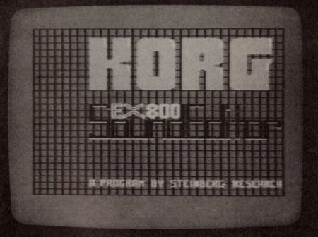 Korg: EX-800: Sound Editor Korg: EX-800: Sound Editor
