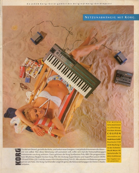 Netzunabhängig mit Korg. Netzunabhängig mit Korg.