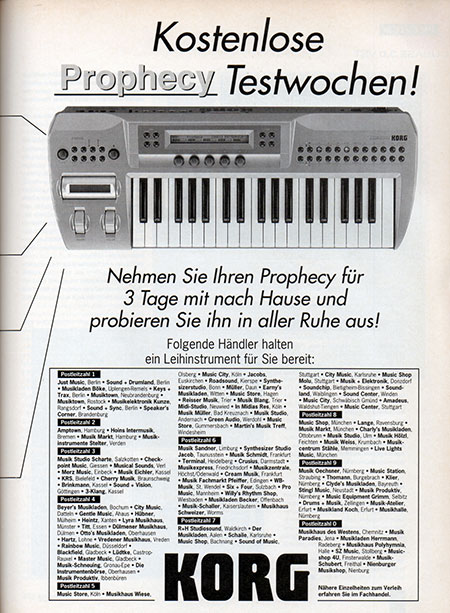 Kostenlose Prophecy Testwochen!