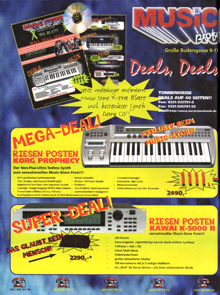 Mega-Deal - Riesen-Posten Korg Prophecy