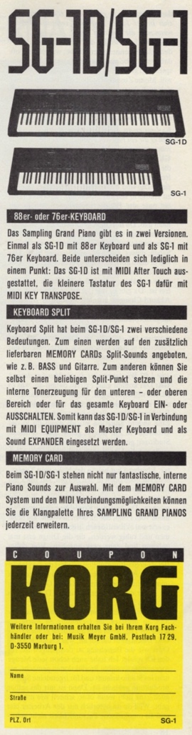 SG-1D/SG-1
