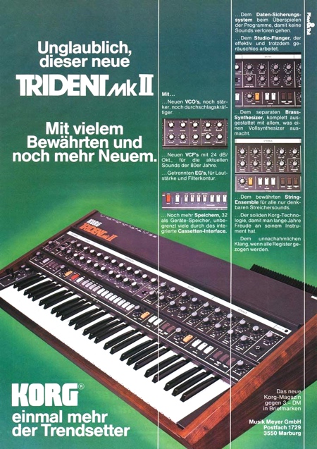 Unglaublich dieser neue TRIDENT mkII mit vielem Bewährten und noch mehr Neuem. Unglaublich dieser neue TRIDENT mkII mit vielem Bewährten und noch mehr Neuem.