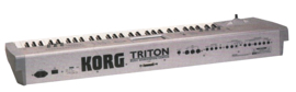 KORG: Triton: Rückansicht