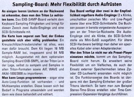 Sampling-Board: Mehr Flexibilität durch Aufrüsten