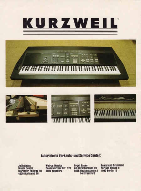 KURZWEIL - Autorisierte Verkaufs- und Service Center ...