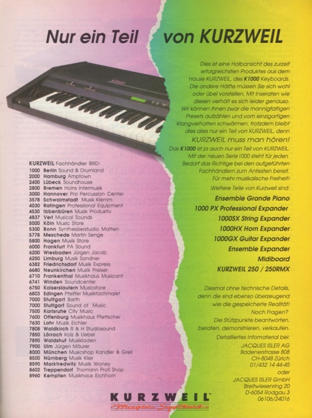 Nur ein Teil von KURZWEIL