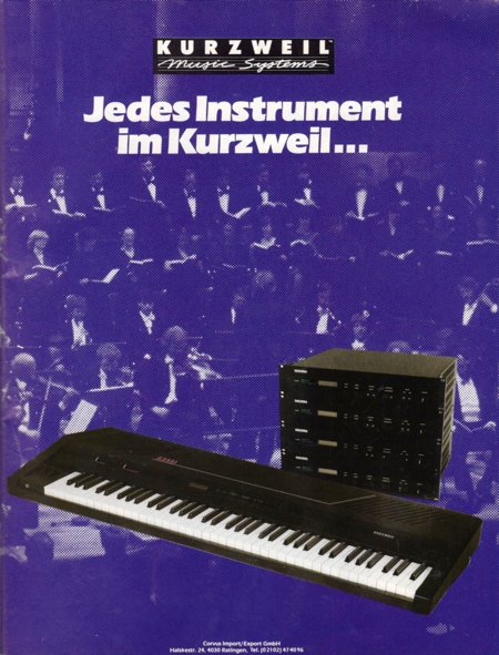Jedes Instrument im Kurzweil ...