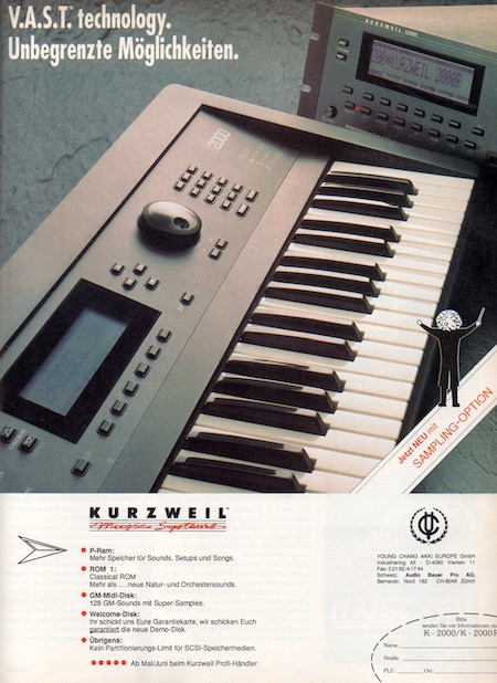V.A.S.T. Technology. Unbegrenzte Möglichkeiten. Jetzt NEU mit SAMPLING-OPTION V.A.S.T. Technology. Unbegrenzte Möglichkeiten. Jetzt NEU mit SAMPLING-OPTION