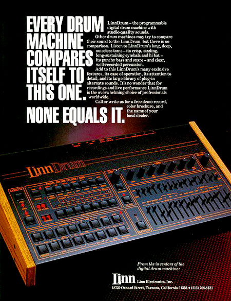 Every Drum Machine Compares Itself To This One. None equals it.