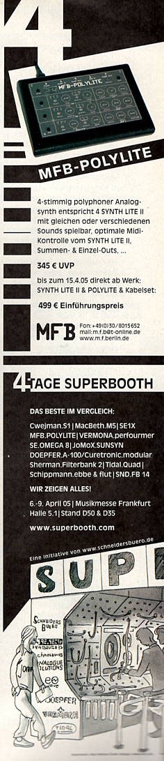 MFB-Polylite - 4 Tage Superbooth